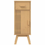 Bathroom Furniture Set with Door 3 pcs Brown 114 x 43 x 73.5 cm 3334189