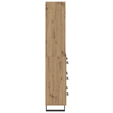 Highboard with Drawer 2 pcs Artisan Oak 69.5 x 34 x 180 cm 3415920