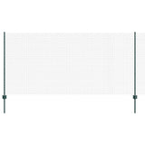 Welded Wire Fence with Posts 50 x 1.2 m PVC-Coated Steel Green 3336520
