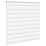 ZNTS Zebra Blind White 140x100 cm Fabric Width 135.9 cm Polyester 4014737