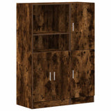 2 Piece Kitchen Cabinet Set Smoked Oak Engineered Wood 3324146