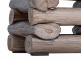 Stool Natural 30 x 30 x 38 cm Solid Teak Wood 42012368