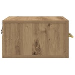 ZNTS Bedside Cabinets 2 pcs Wall-Mounted Artisan Oak 35x35x20 cm 863785