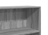 Bookcase Grey Sonoma 80x24x143 cm Engineered Wood 857849