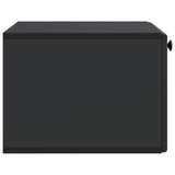 Wall-Mounted TV Cabinet 59.5 x 41 x 30 cm Black Engineered Wood 899186