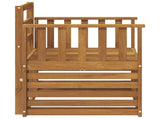 Outdoor Sofa Solid Acacia Wood Natural 3436344