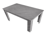 4 Seater Dining room table, MDF Wood Rectangle Modern Dining,Room Furniture Unit, Small N606P272566G