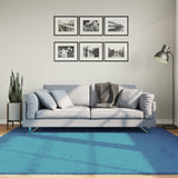 Rug OVIEDO Short Pile Turquoise 200x200 cm 375604