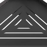 Fire Pit Black 50 x 43 x 52 cm Steel 858950