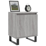 Bedside Cabinets 2 pcs Grey Sonoma 40x30x50 cm Engineered Wood 826857