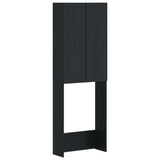 Toilet Cabinet ARNHEM Black 66 x 25.5 x 190 cm Engineered Wood 896696