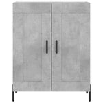 Highboard Concrete Grey 69.5x34x180 cm Engineered Wood 3189969