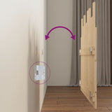 Wall Headboard 108x3x80 cm Solid Wood Pine 824773
