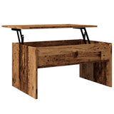 Coffee Table Old Wood 80x50.5x41.5 cm Engineered Wood 856930