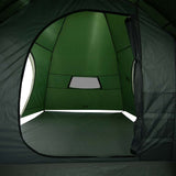 Camping Tent 8-Person Green Waterproof 94716