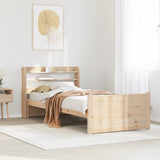 Bed Frame with Headboard without Mattress 100x200 cm 3306758