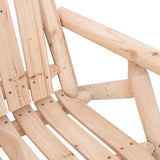 4 Piece Garden Lounge Set Solid Wood Spruce 3185525