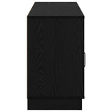 Electric Fireplace Black Oak 100 x 33 x 55 cm Engineered wood 8020992