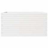 Garden Planter White 90x60x46 cm Solid Wood Pine 3282455