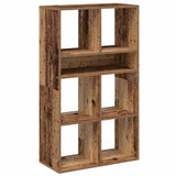 Book Cabinet Old Wood 66x31x112 cm Engineered Wood 860308