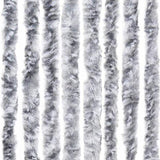 Insect Curtain White and Grey 118x220 cm Chenille 315134