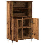 Highboard Old Wood 60x36x110 cm Engineered Wood 857458