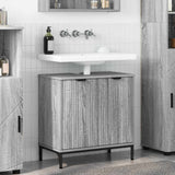 Bathroom Sink Cabinet with Door Grey Sonoma 60.5 x 33.5 x 61 cm 883420