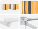 Manual Retractable Awning with LEDs 5 x 3 m 3419333