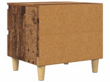 Bed Cabinets 2 pcs Old Wood 40 x 35 x 50 cm Engineered Wood 885669