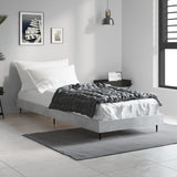 Bed Frame without Mattress Concrete Grey 75x190 cm Small Single 832313