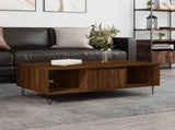 Coffee Table Brown Oak 104x60x35 cm Engineered Wood 827091