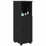 Bathroom Cabinet Black 30 x 35 x 95 cm Engineered wood & Metal 883315