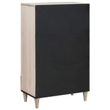 Highboard White 60 x 33 x 100 cm Solid mango wood 4018146