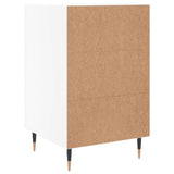 Bedside Cabinet White 40x40x66 cm Engineered Wood 827636