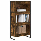 Book Cabinet Smoke Oak 60 x 30 x 121 cm Engineered Wood 886392