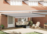 Awning Frame Light Grey 450 x 300 cm Polyester with PU coating 3331009