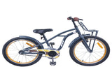 Kids Bike 22 Inches for 7-12 Years Old Dark Grey 42009312