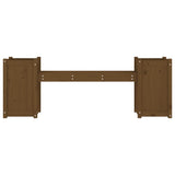 Planter Bench Honey Brown 180x36x63 cm Solid Wood Pine 825166