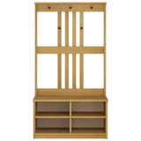 Hall Tree SANDNES 87x40x159.5 cm Solid Wood Pine 4010488