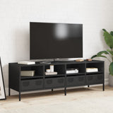TV Cabinet Black 135x39x43.5 cm Cold-rolled Steel 851328