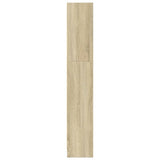 Bookcase Sonoma Oak 80x24x143 cm Engineered Wood 857846