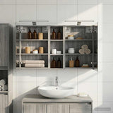 Bathroom Cabinet Set 3 pcs 100 x 10.5 x 60.5 cm Engineered wood 3403709