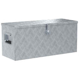 Aluminium Box 80x30x35 cm Silver 142939
