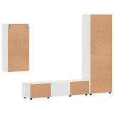 TV Cabinet Set with Drawer FLORIN 3 pcs White Engineered Wood 3397944