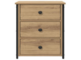 Bedside Cabinet 2 pcs Brown 40 x 36 x 60 cm Solid Reclaim Wood 871260