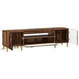 LED TV Cabinet Old Wood Engineered Wood 897133