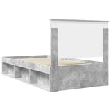 Bed Frame Concerte Grey 100 x 200 cm Solid Pine Wood 3411049