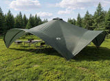 Party Tent Army green 500 x 500 x 350 cm Polyester and Steel 42028610