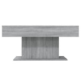 Coffee Table Grey Sonoma 96x50x45 cm Engineered Wood 815835