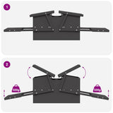 Chicken Treadle Feeder Black 75 x 53 x 20.5 cm 874675